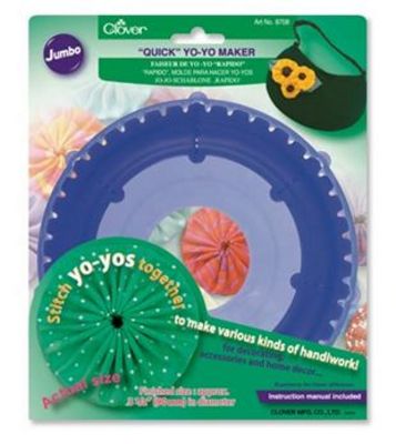 Clover Needlecraft Inc. Quick Yo Yo Maker Jumbo Round 3ct