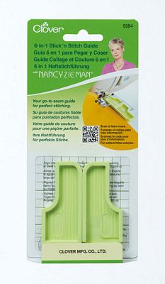 Clover Needlecraft Inc. 6-in-1 Stick ''n Stitch Guide