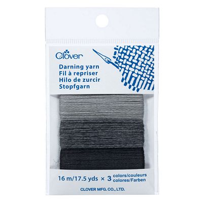 Clover Needlecraft Inc. Darning Yarn Gray