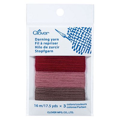 Clover Needlecraft Inc. Darning Yarn Rouge