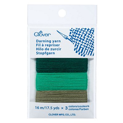 Clover Needlecraft Inc. Darning Yarn Emerald