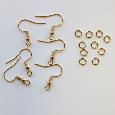 Carolina Moore Earring Wires (Gold)
