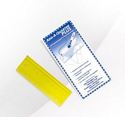 CM Designs Add-A-Quarter Plus 6in Ruler