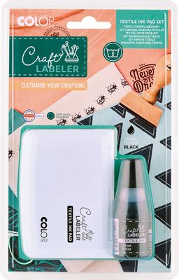 Colop Craft Labeler textile ink pad set