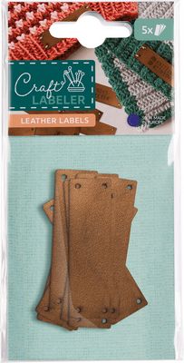 Colop Craft Labeler sewing-in labels leather, Br, 5 pc