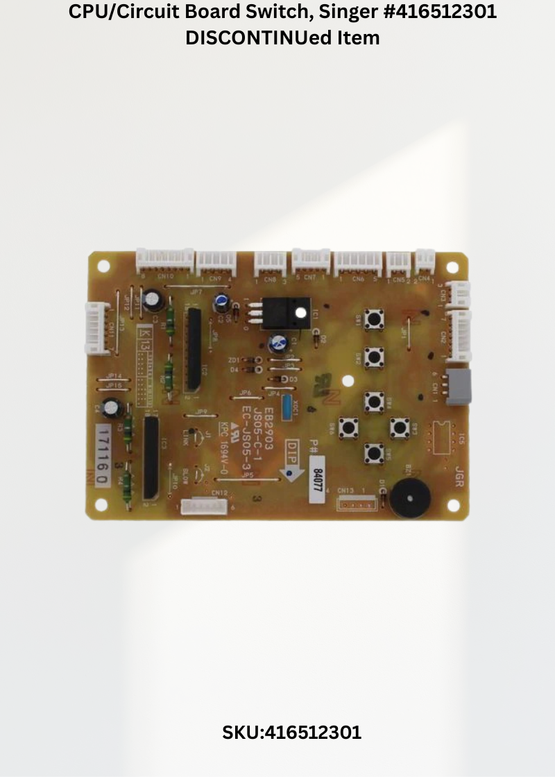 CPU/Circuit Board Switch, Singer #416512301 DISCONTINUed Item