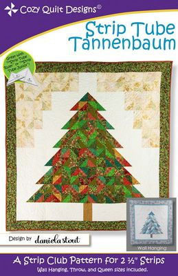 Cozy Quilt Designs Strip Tube Tannenbaum