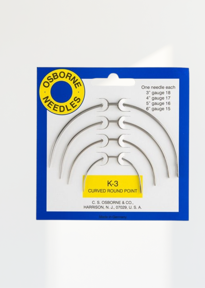 CS Osborne Assorted Curved Round Point Hand Needles - 4/Pack