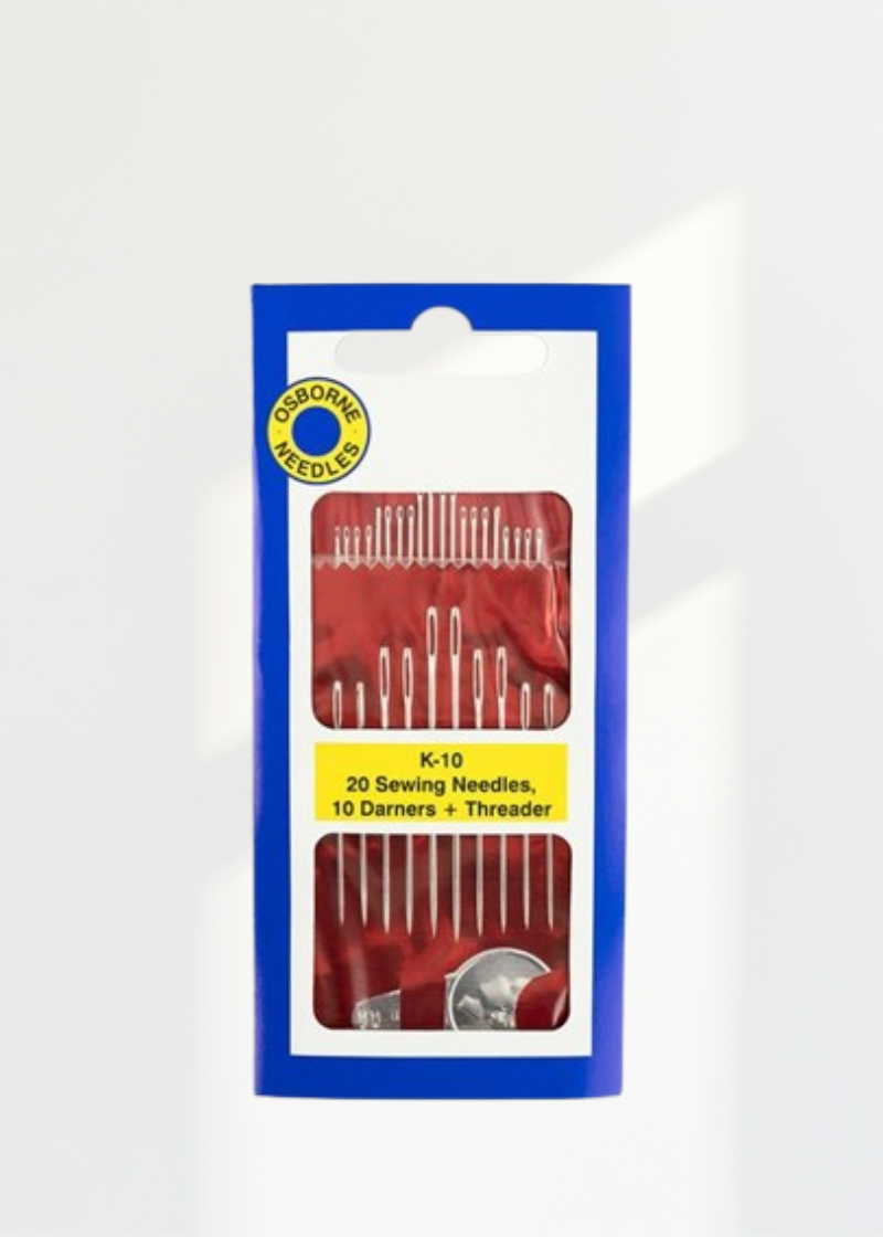 CS Osborne Assorted K-10 Hand Needles - 30/Pack