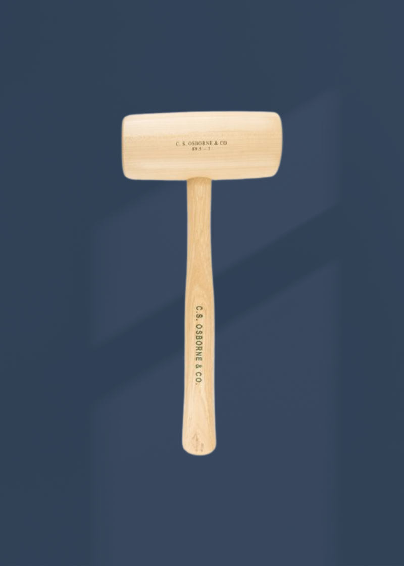 CS Osborne Hickory Mallet For Installing Grommets - 10 1/4"