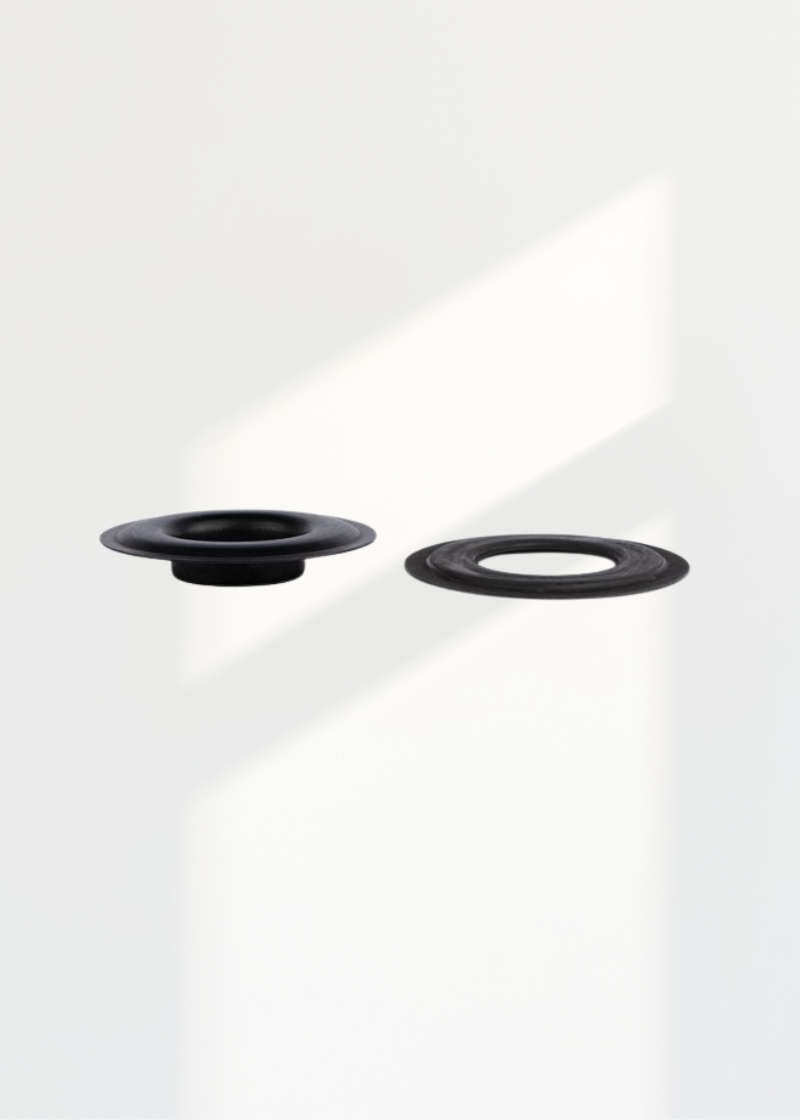 CS Osborne Standard Grommets - 13/16" - Size 6 - 12 Sets/Pack - Black