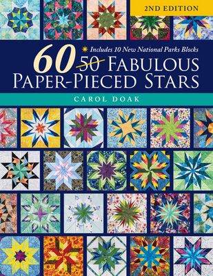 C&T Publishing 60 Fabulous Paper-Pieced Stars 2nd Edition