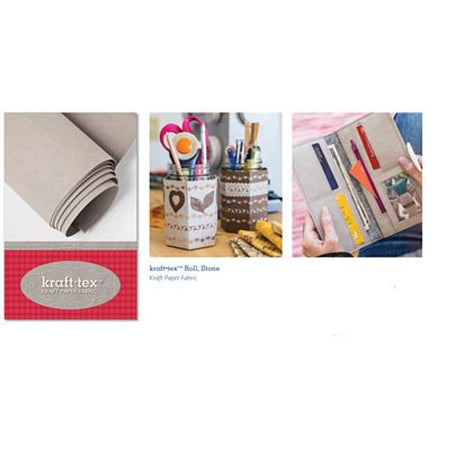 C&T Publishing kraft-tex Paper Fabric Stone