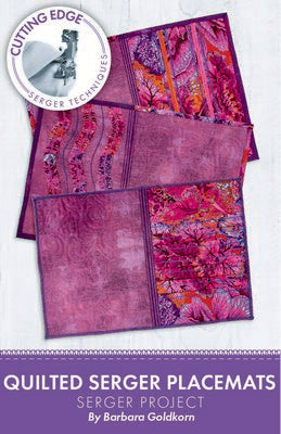 Cutting Edge Serger Designs Quilted Serger Placemats Pattern