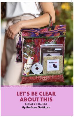 Cutting Edge Serger Designs Let's Be Clear About This, Pattern