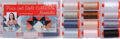 Aurifil ThreadPieceandQuilt CollectionNeutrals12Cl