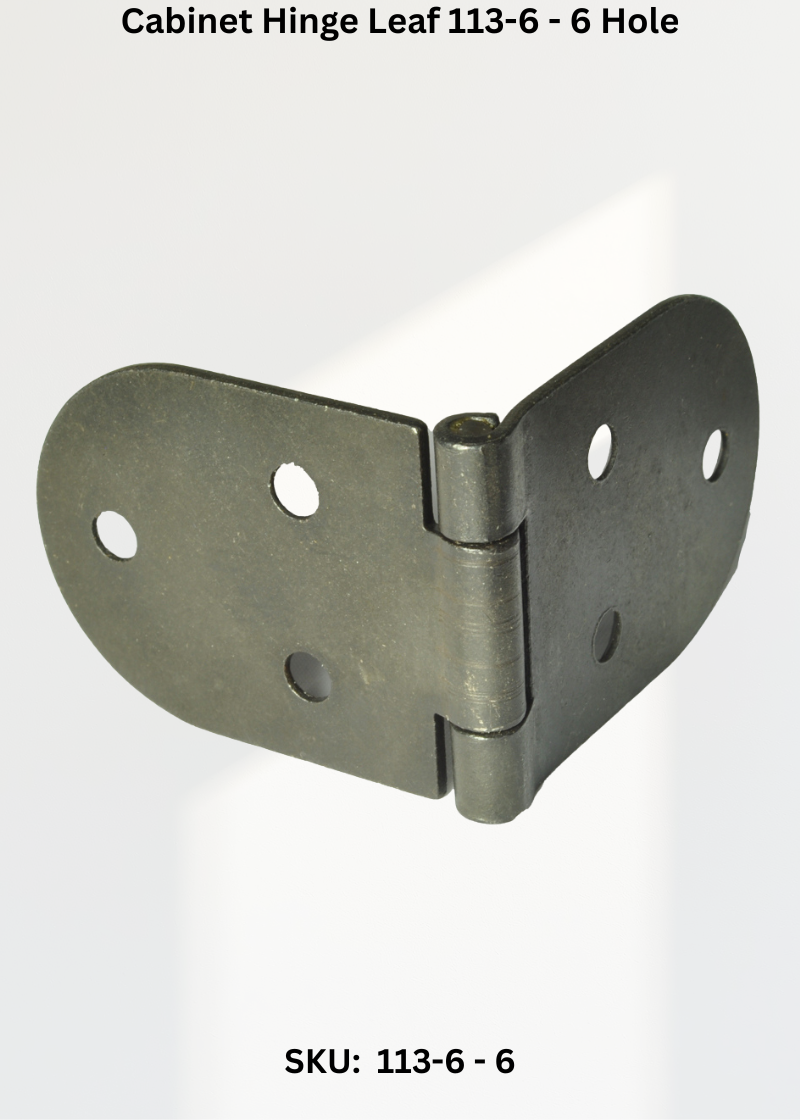 Cabinet Hinge Leaf 113-6 - 6 Hole