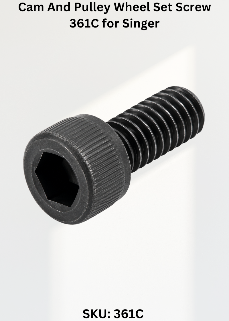Cam And Pulley Wheel Set Screw 361C for Singer 29K-71 Sewing Machine