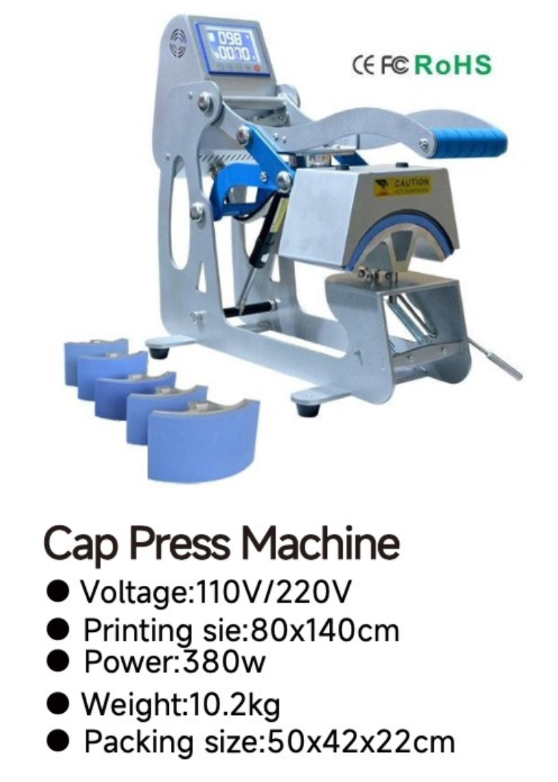 Cap Heat Press Machine – Hat Sublimation Heat Transfer Press