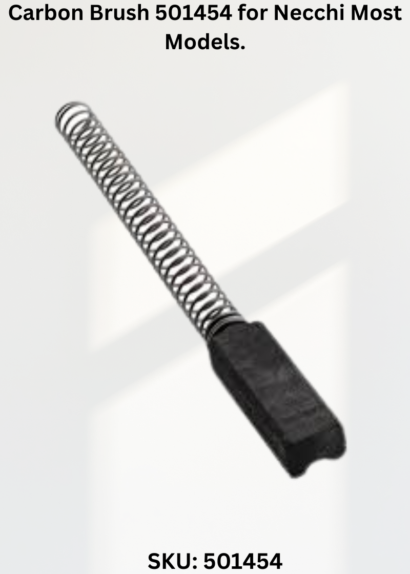 Carbon Brush 501454 for Necchi Most Models. Sewing Machines