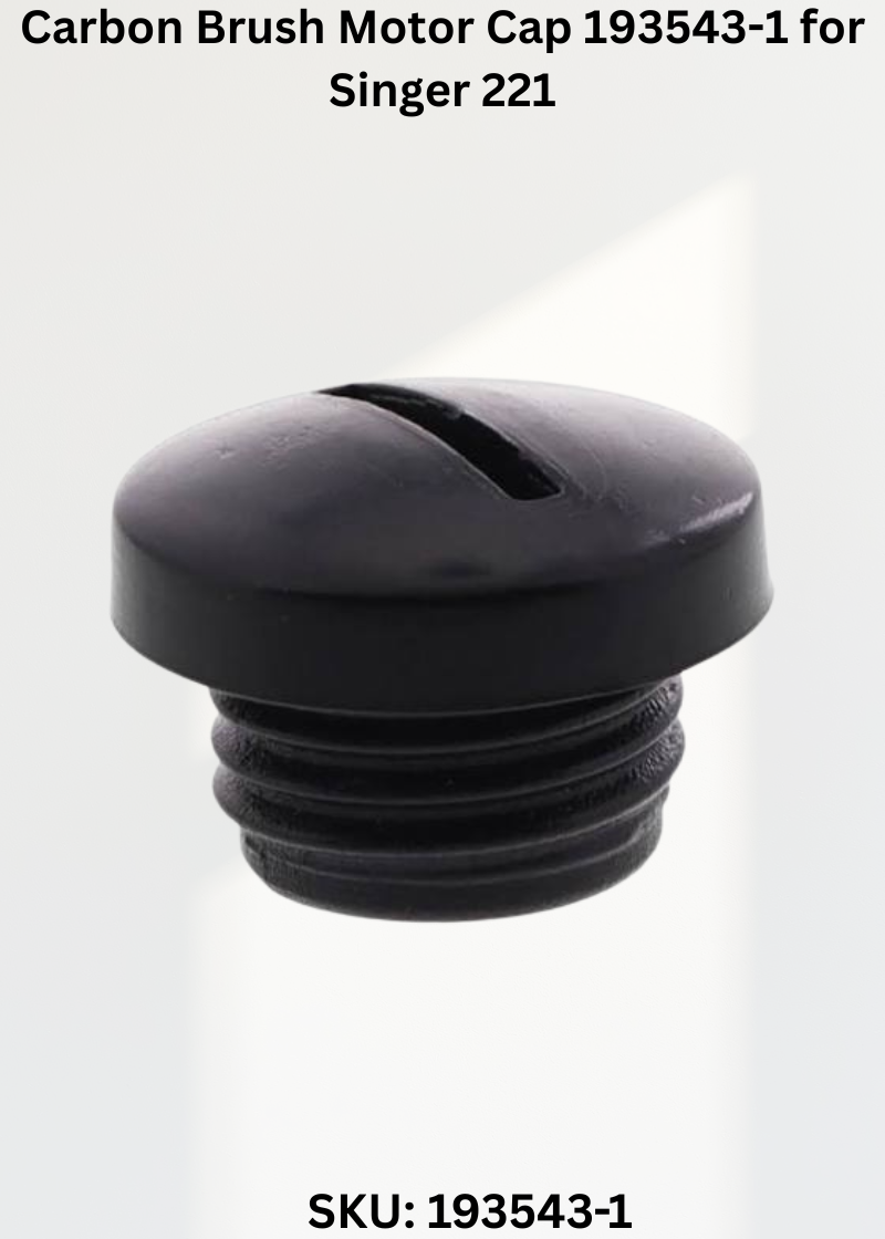Carbon Brush Motor Cap 193543-1 for Singer 221 Sewing Machines