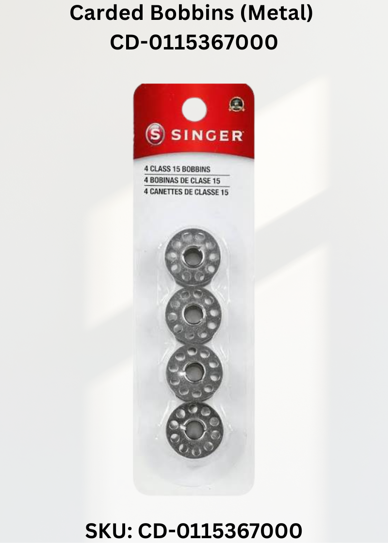 Carded Bobbins (Metal) CD-0115367000 for Bernina Most Models Sewing Machines
