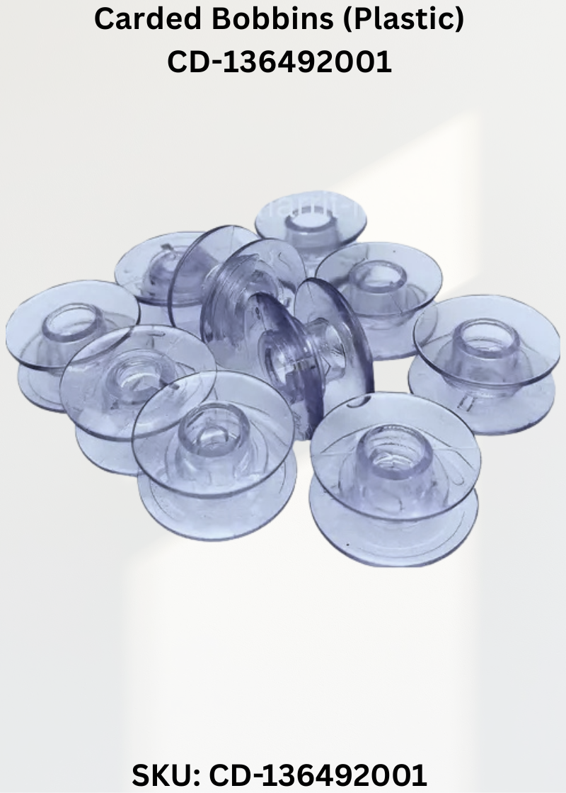 Carded Bobbins (Plastic) CD-136492001 for Brother Pc & Pe Srs. Sewing Machines