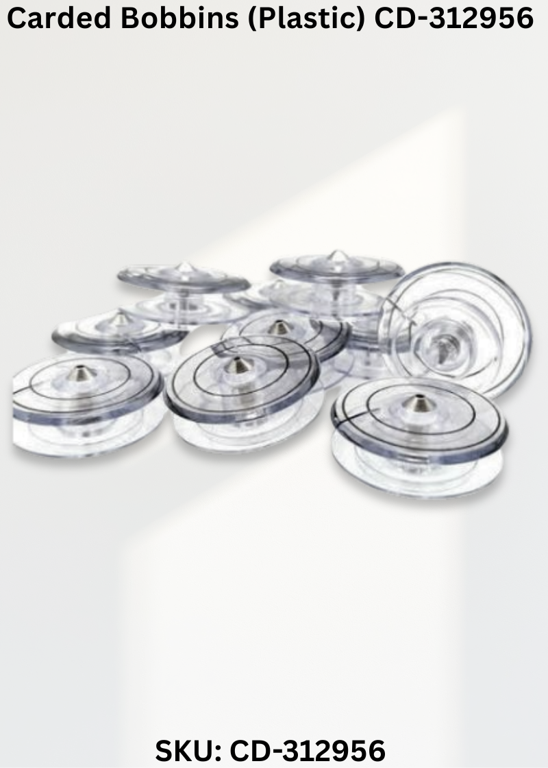 Carded Bobbins (Plastic) CD-312956 for Singer 6234 & 6235 Sewing Machines