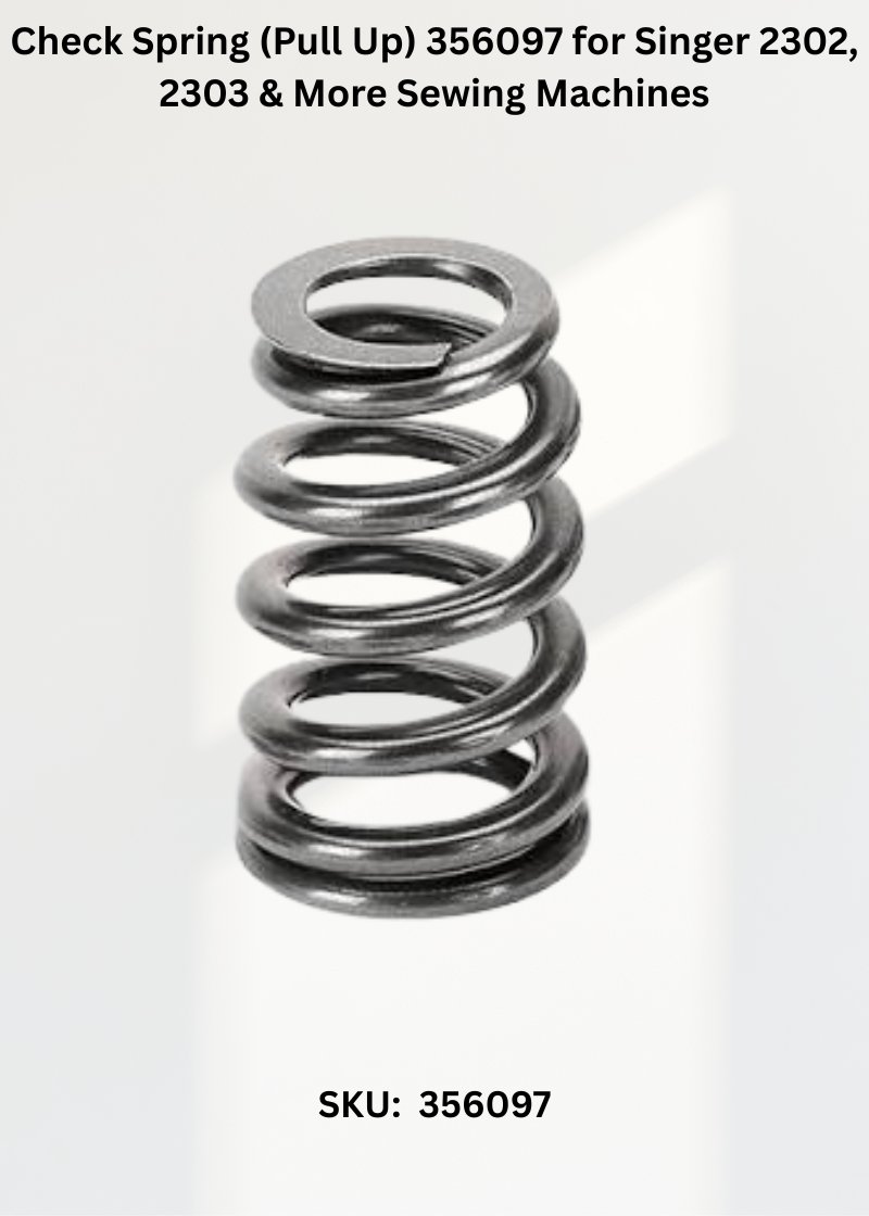 Check Spring (Pull Up) 356097 for Singer 2302, 2303 & More Sewing Machines