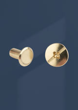 Chicago Screws Bag Hardware - 8mm - 50/Pack - Gold