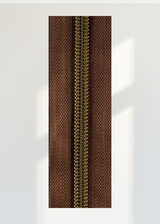 #3 Antique Brass Metallic Nylon Coil Continuous Zipper Roll - 3 Yds.