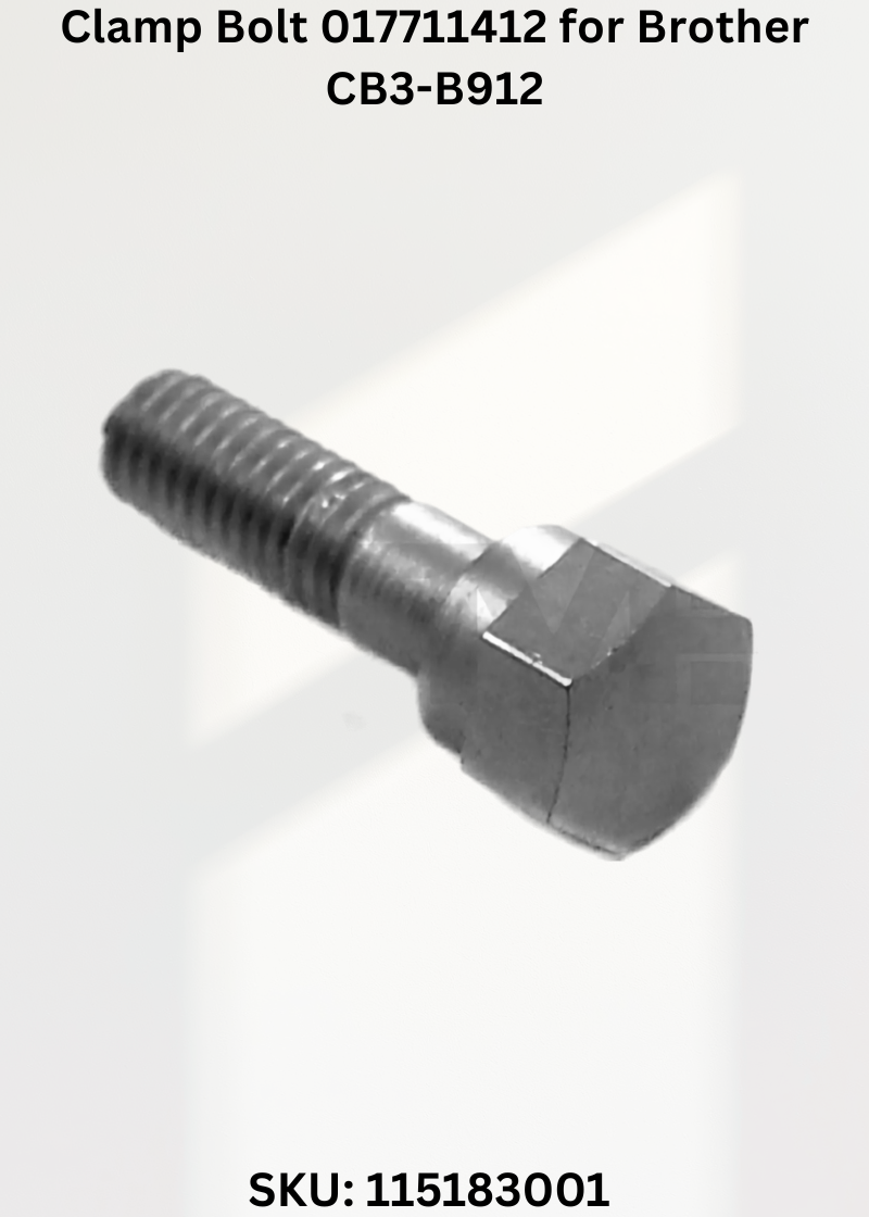 Clamp Bolt 017711412 for Brother CB3-B912, Brother CB3-B913, Brother CB3-B915, Brother CB3-B916 and Brother CB3-B917 Sewing Machines