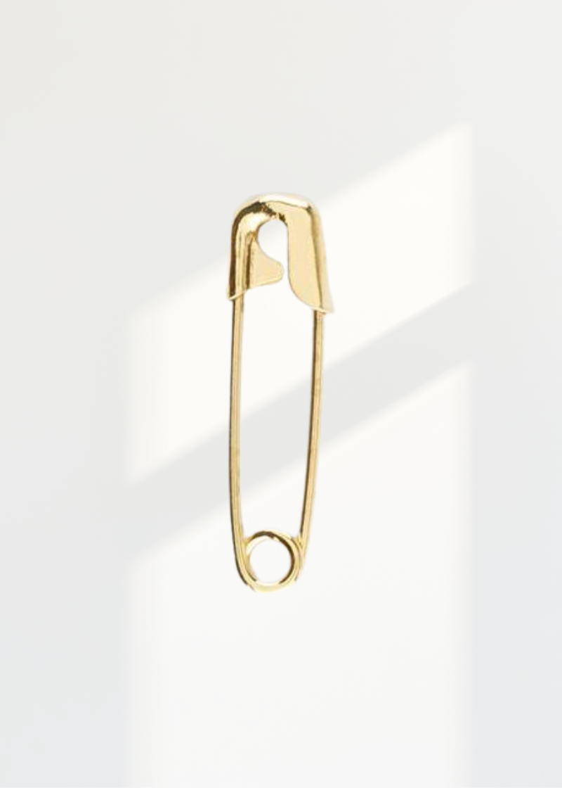 Closed Brass Safety Pins - #00 - 3/4" - 1,440/Box