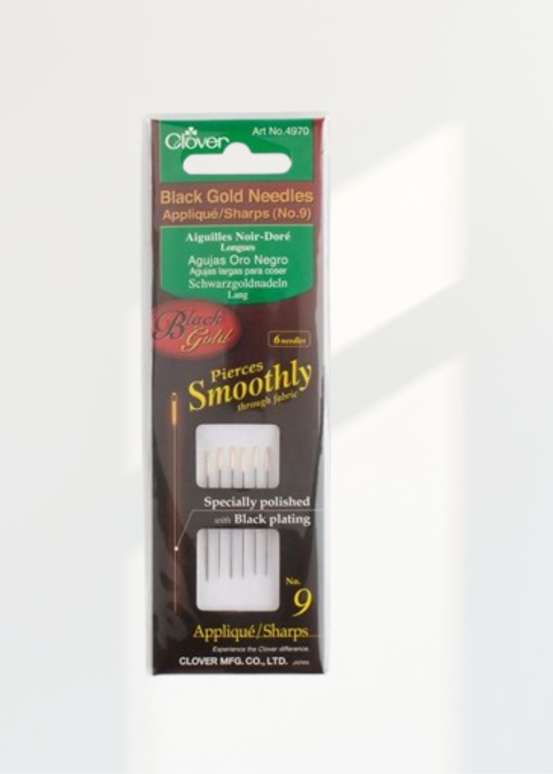 Clover Black Gold Hand Sharps Hand Needles - 6/Pack