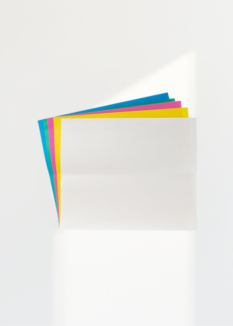 Clover Chacopy Tracing Paper - 12" x 10" - 5/Pack - Assorted Colors