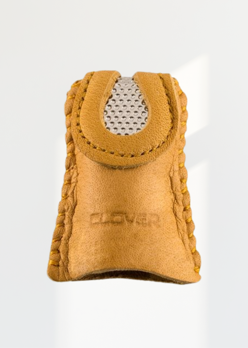 Clover Leather Double Sided Coin Thimble