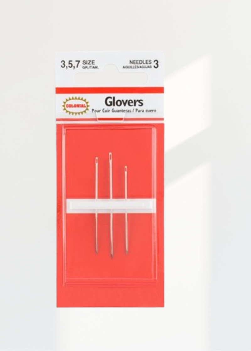 Colonial Glovers Leather Hand Needles - 3/Pack