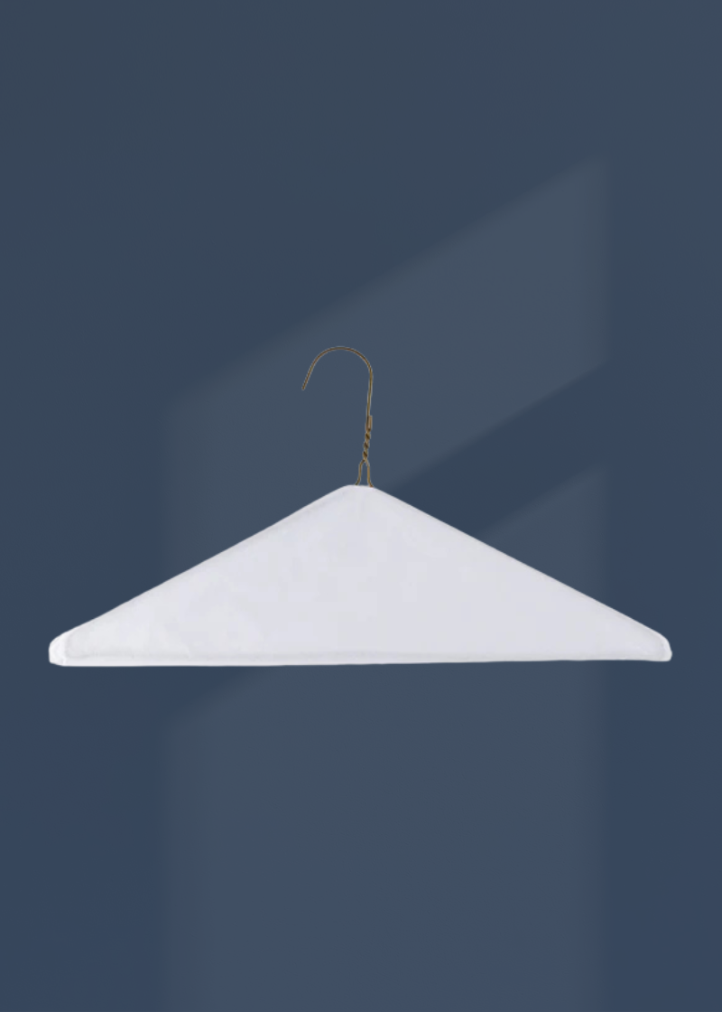 Commercial Grade Metal Cape Hangers - 16" Length/ 13 Gauge - 500/Box - Gold