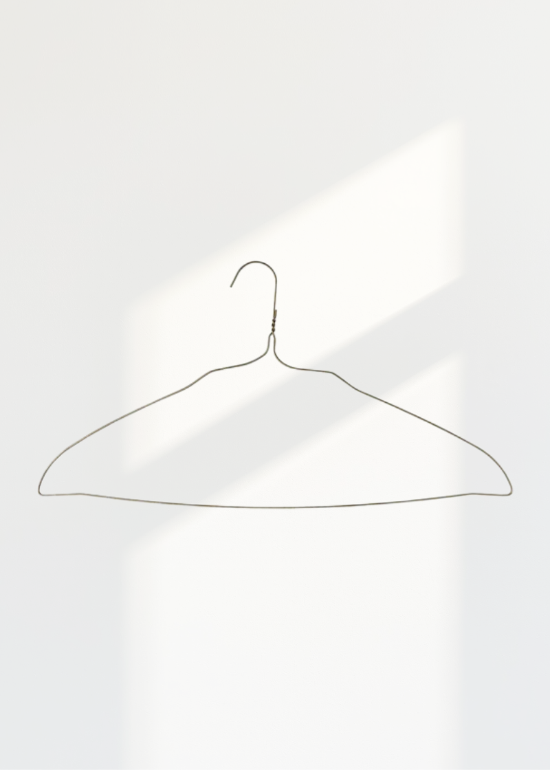 Commercial Grade Ultimate Knit Metal Hangers - 20" Length/ 13 Gauge - 250/Box - Gold