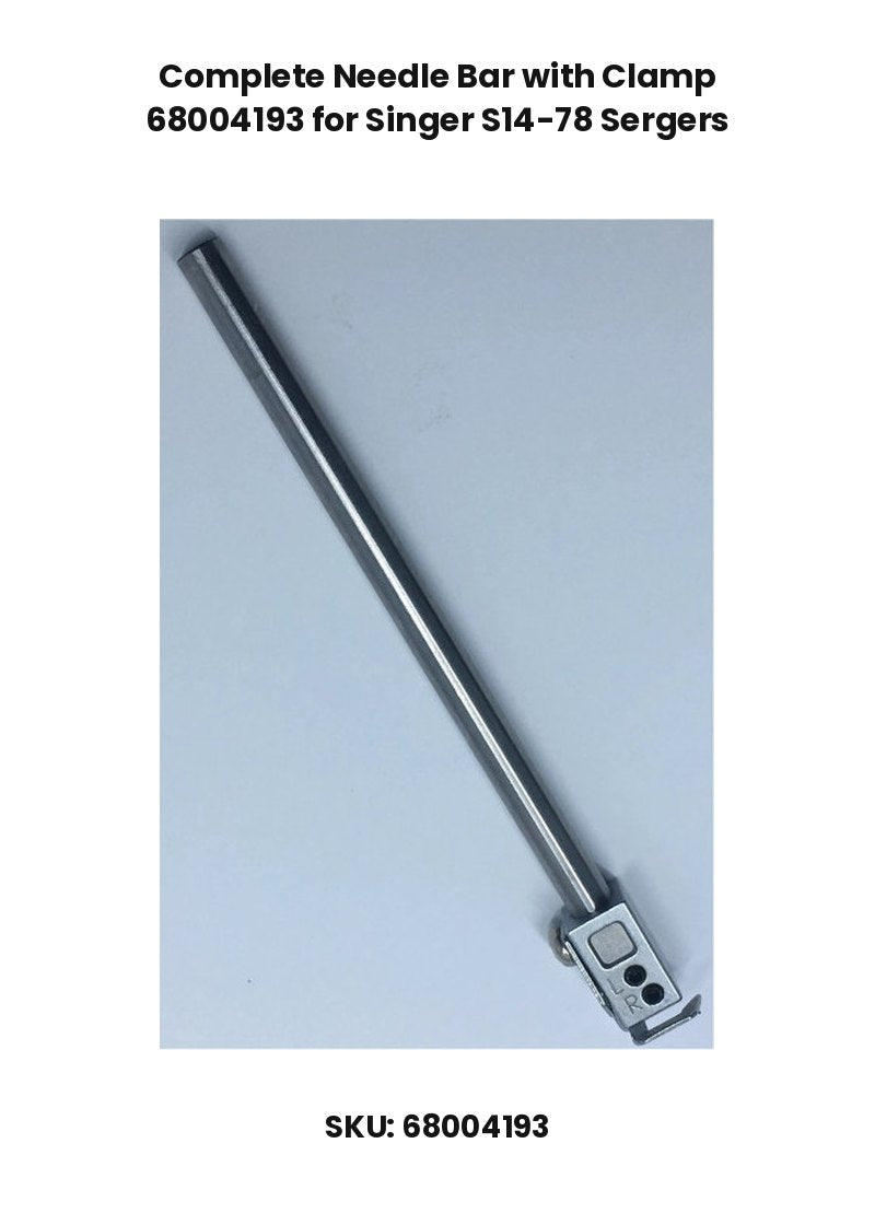 Complete Needle Bar with Clamp 68004193 for Singer S14-78 Sergers