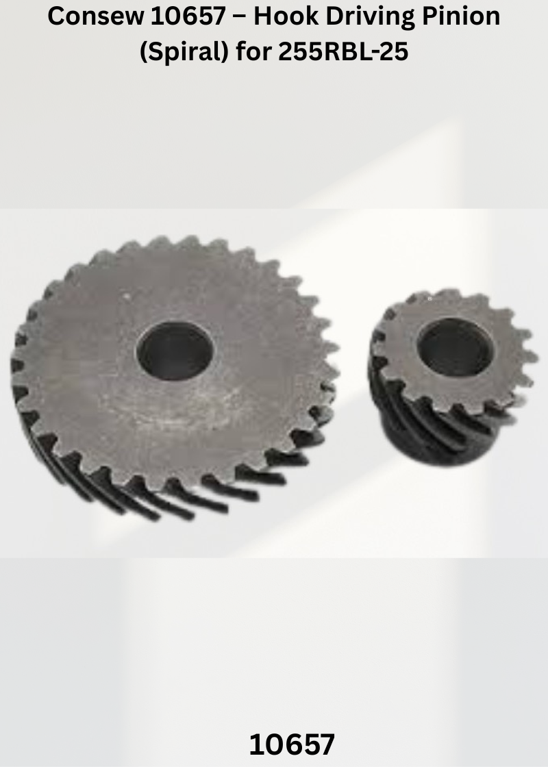 Consew 10657 – Hook Driving Pinion (Spiral) for 255RBL-25