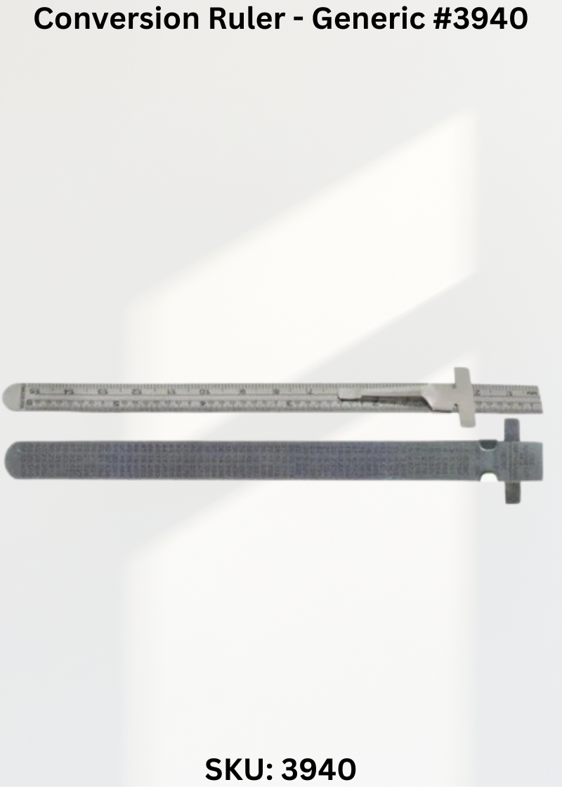 Conversion Ruler - Generic #3940