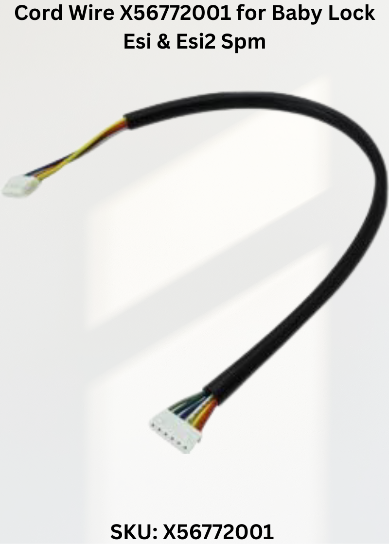 Cord Wire X56772001 — Fits Baby Lock ESI2 SPM & more