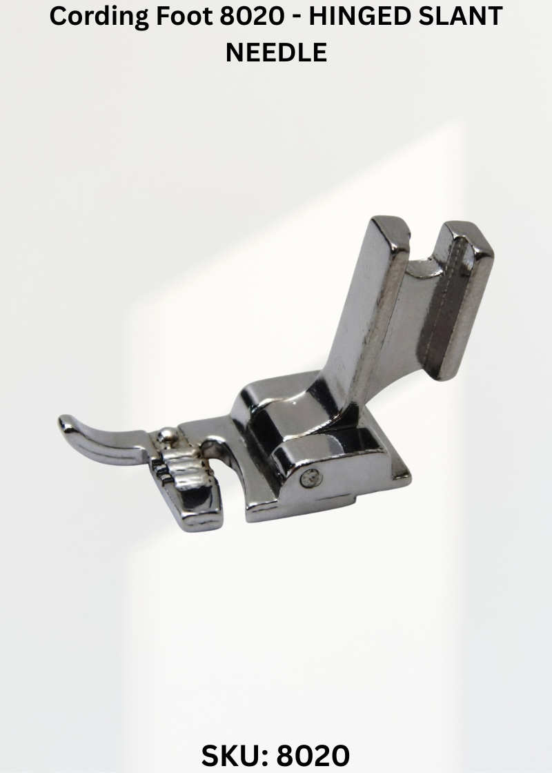Cording Foot-HINGED SLANT NEEDLE 8020