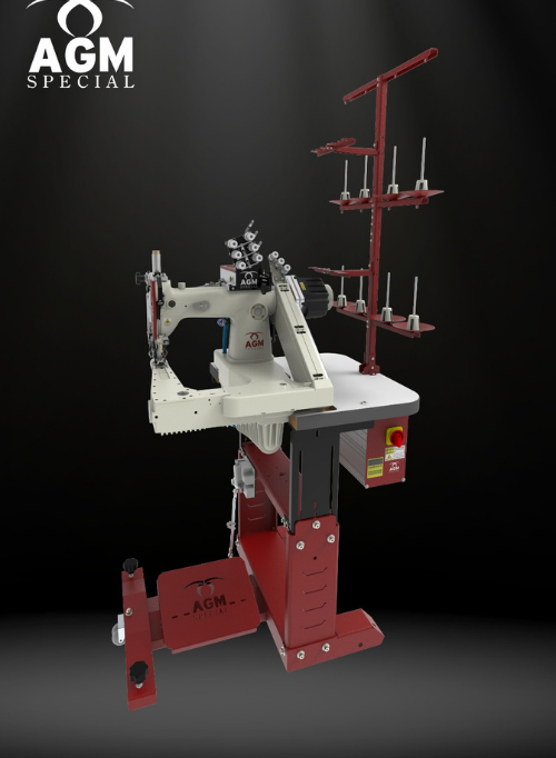 AGM Special Electronic Feed Off The Arm Machine For Heavy Material ( KZ 1060 JL-T2 ) - Empenzo Automated Sewing Systems