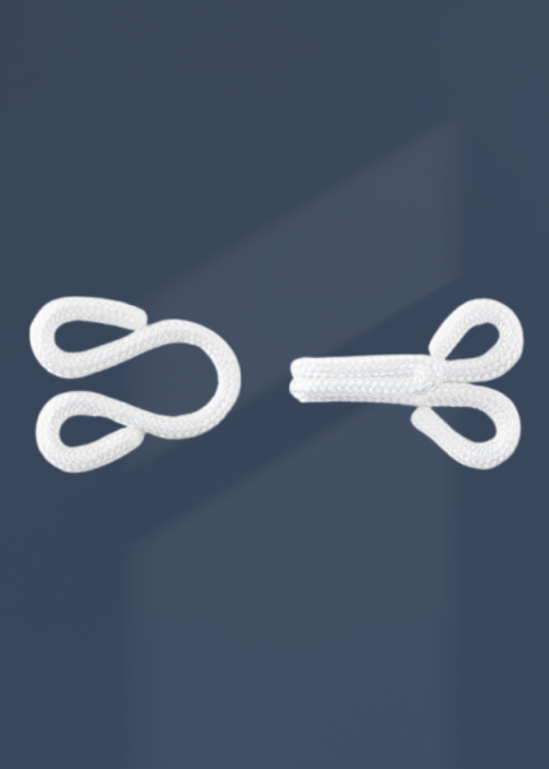 Covered Hook & Eye Closures - 1 1/2" Sets/Pack