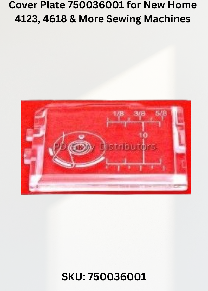 Cover Plate 750036001 — Fits New Home 6003, 6004, 8006, 8007 & more