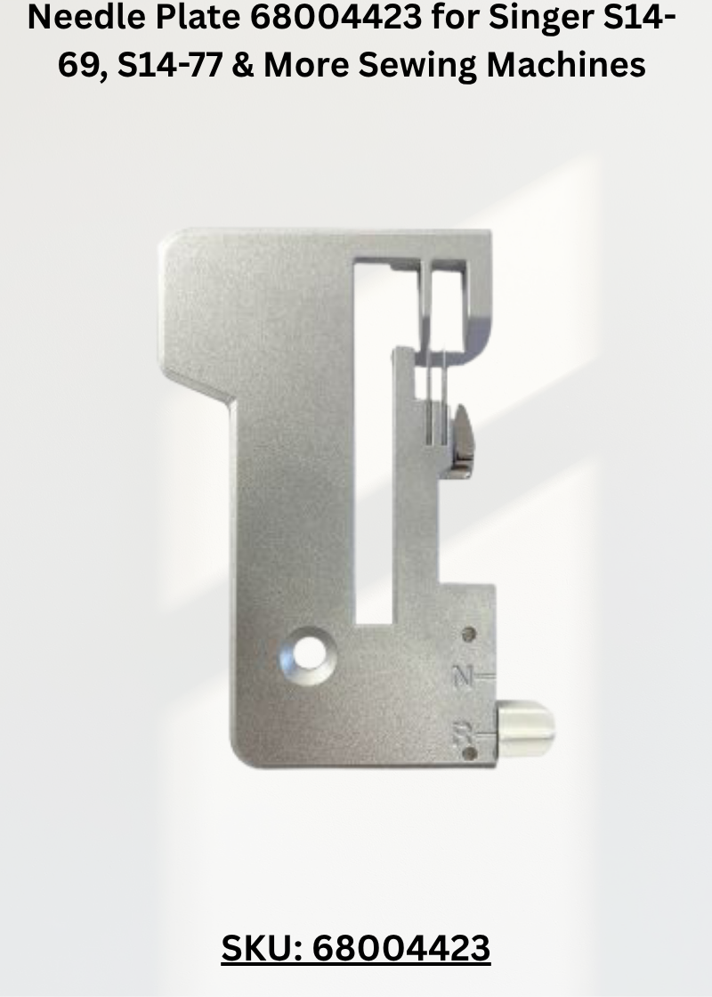 Needle Plate 68004423 — Fits Singer S14-69, S14-77, S14-78