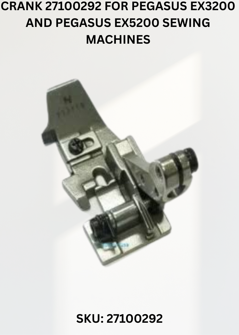 Crank 27100292 for Pegasus EX3200 and Pegasus EX5200 Sewing Machines