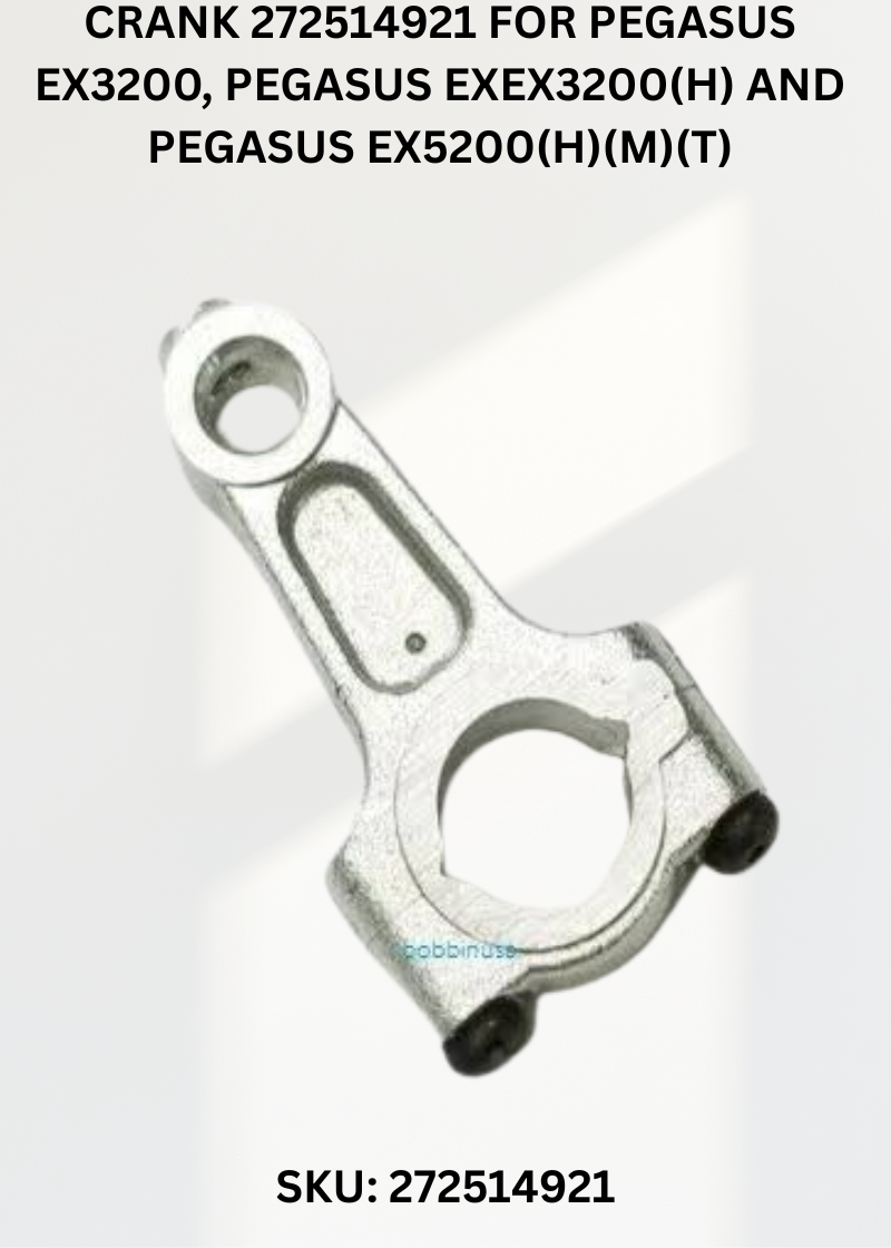 Crank 272514921 for Pegasus EX3200, Pegasus EXEX3200(H) and Pegasus EX5200(H)(M)(T) Sewing Machines